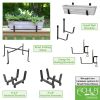 Small White Flower Box- Wall Brackets