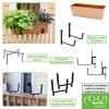 Copper Flower Box Bracket Kit for 2x6 Railing