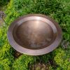 24" Classic Copper Birdbath- Ring Stand