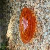 12" Crackle Glass Bowl - Mandarin