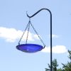 14" Cobalt Blue Hanging Birdbath