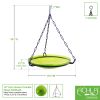 14" Fern Green Hanging Birdbath