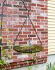 14" Fern Green Hanging Birdbath