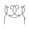 Scroll Fence Sections, Pack of 4