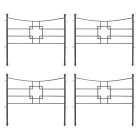 Square-on-Squares Fence Section, Pack of 4