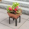 Marion I Planter-Copper Plated Flower Box