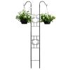 Square-on-Squares Double Pole Trellis