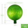 12" Gazing Globe, Fern Green
