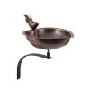 Heart Shaped Birdbath- Wall Mount Bracket