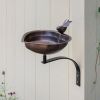 Heart Shaped Birdbath- Wall Mount Bracket