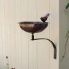 Heart Shaped Birdbath- Wall Mount Bracket