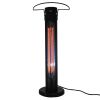 AZ Patio Heaters Vertical Infrared Oscillating Electric Heater with Remote Control