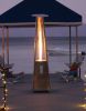 AZ Patio Heaters Glass Tube Patio Heater in Stainless Steel