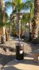 AZ Patio Heaters Outdoor Two-Toned Patio Heater in Stainless Steel and Hammered Bronze