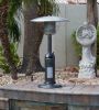 AZ Patio Heaters Table Top Patio Heater in Hammered Silver