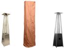 AZ Patio Heaters Square Glass Tube Patio Heater Cover in Paprika