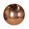 Polished Copper Birdbath- Rail Mount Bracket