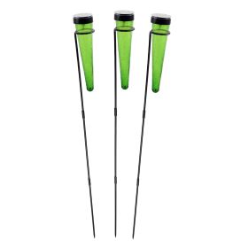 Solar Cone Stakes Dark Green 3pk