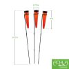 Solar Cone Stakes Red 3pk