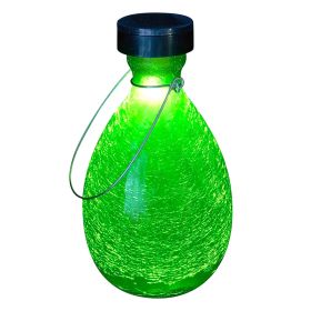 Teardrop Solar Vase, Fern Green