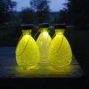Teardrop Solar Vase, Yellow