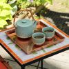 10" Square Copper Tray