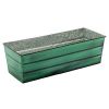 Medium Green Galvanized Flower Box