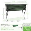 25"H Flora Stand- Large Green Flower Box