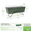 Odette Stand- Large Green Flower Box