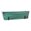 Large Green Flower Box- Wall Brackets