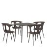 5-Piece Outdoor Metal Dining Set