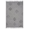 NAAR Guros Collection 5X7 White/Grey /Trellis Indoor/Outdoor Area Rug