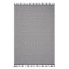 NAAR Guros Collection 6X9 White /Geometric Indoor/Outdoor Area Rug