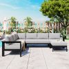 U-Shaped Outdoor Sectional Sofa Set