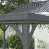 Stained Fir Wood Gazebo