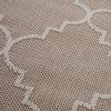 NAAR Guros Collection 4X6 Ivory /Trellis Indoor/Outdoor Area Rug
