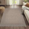 NAAR Guros Collection 4X6 Beige /Medallion Indoor/Outdoor Area Rug
