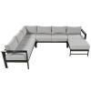U-Shaped Outdoor Sectional Sofa Set