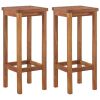 3 Piece Patio Bar Set Solid Wood Acacia