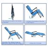 202 Portable Dual Purposes Extendable Folding Reclining Chair Blue