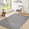 NAAR Guros Collection 8X10 White/White /Traditional Indoor/Outdoor Area Rug