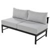 U-Shaped Outdoor Sectional Sofa Set