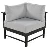 U-Shaped Outdoor Sectional Sofa Set