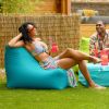 Jaxx Ponce Outdoor Bean Bag Chair - Weather Resistant Patio and Poolside Lounge Seating