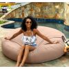 Coza Cocoon Sun Bed - Giant Outdoor Round Lounge for Resort Style & Beachfront Relaxation - Sunbrella