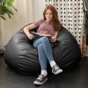 Atrium Collection Pazi Pod - Designer Foam Bean Bag Chair for Home Theaters, Offices, Schools, Reception & Waiting Rooms - Faux Leather