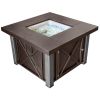 AZ Patio Heaters Outdoor Fire Pit in Hammered Bronze and Stainless Steel