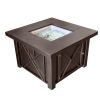 AZ Patio Heaters Outdoor Fire Pit in Hammered Bronze
