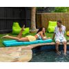 Jaxx Chastain 2 in 1 Convertible Outdoor Lounger & Ottoman, Sunfield